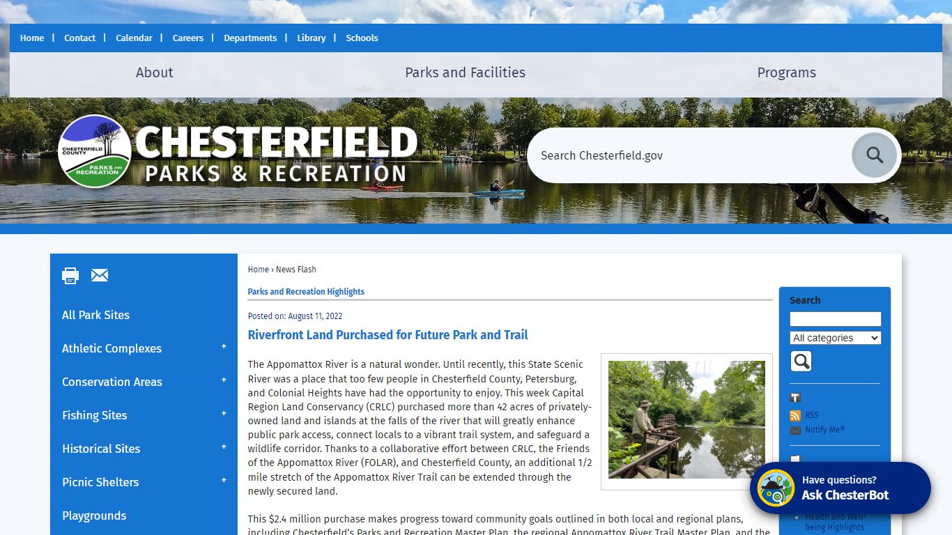 News Flash • Chesterfield County, VA • CivicEngage